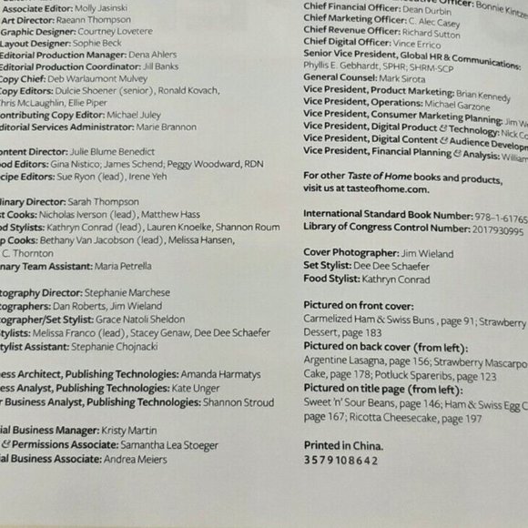 Taste of Home New Church Supper Cookbook Collection of Recipes for Get Togethers - Picture 3 of 11